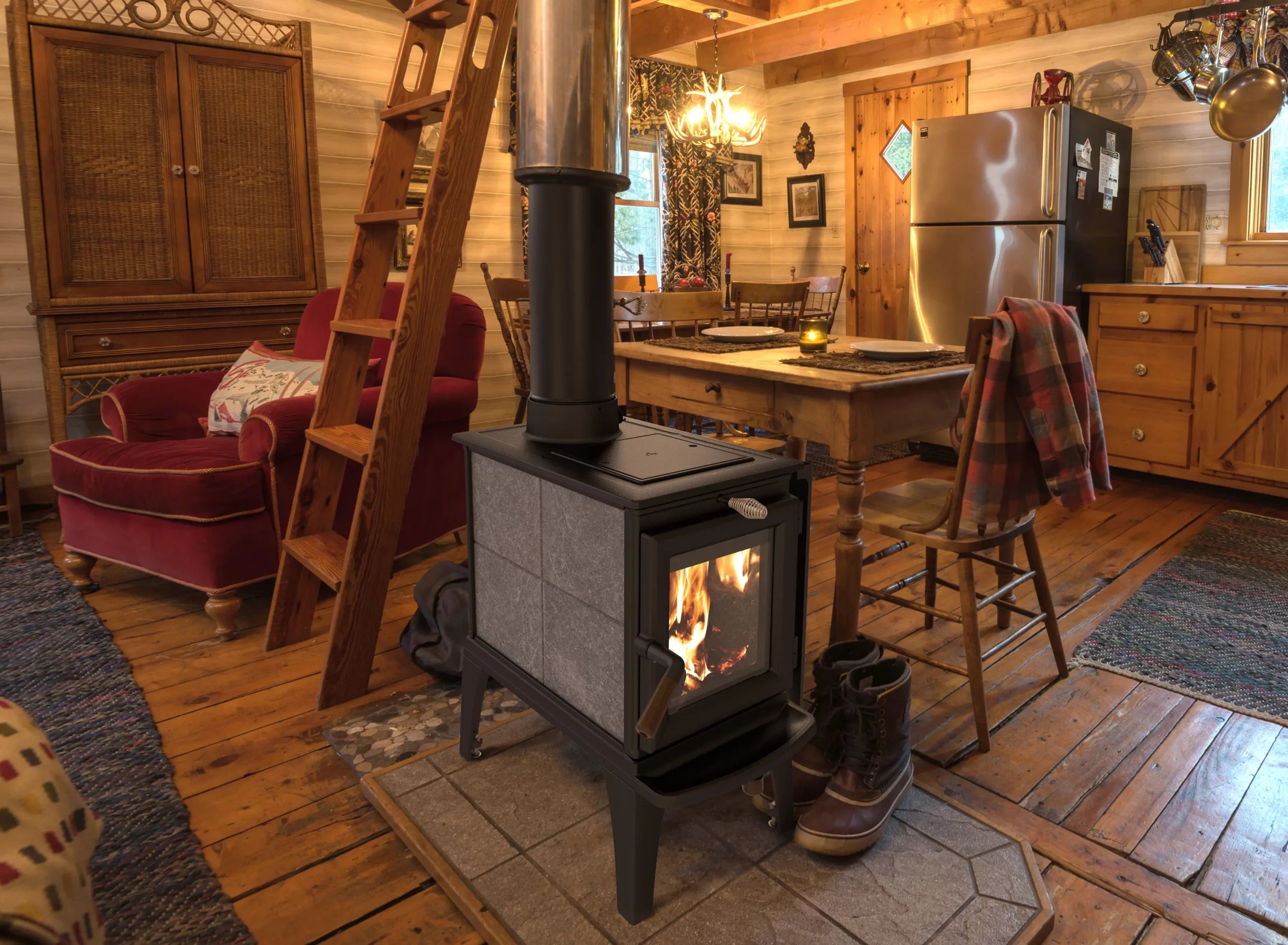 Lincoln Wood Stove - Wheatland Fireplace