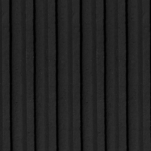 Fluted Back Panel - Black - Wheatland Fireplace
