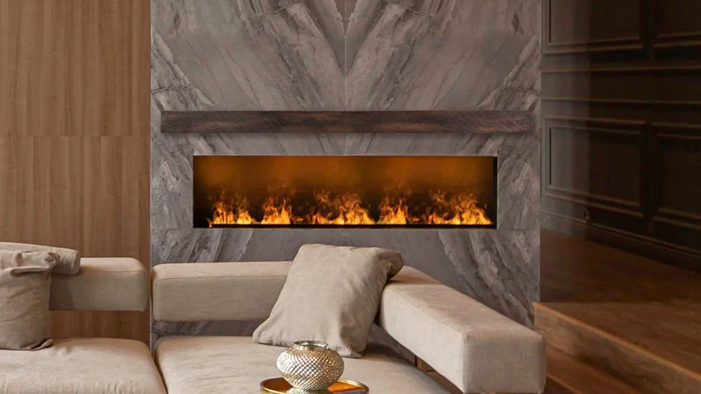 Flat Sawn Beam Non-Combustible Mantel - Wheatland Fireplace