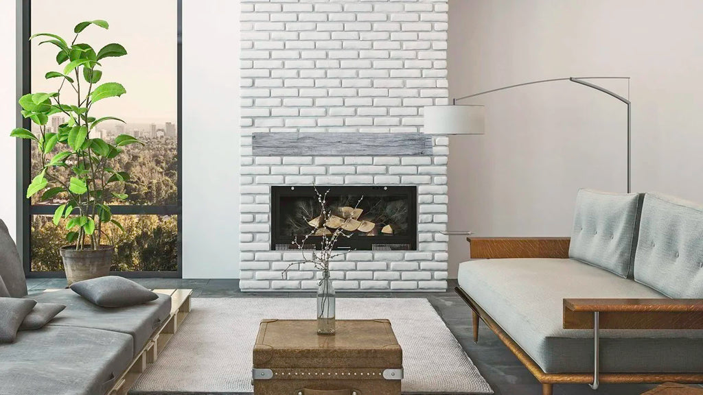 Tobacco Barn Rustic Non-Combustible Mantel - Wheatland Fireplace