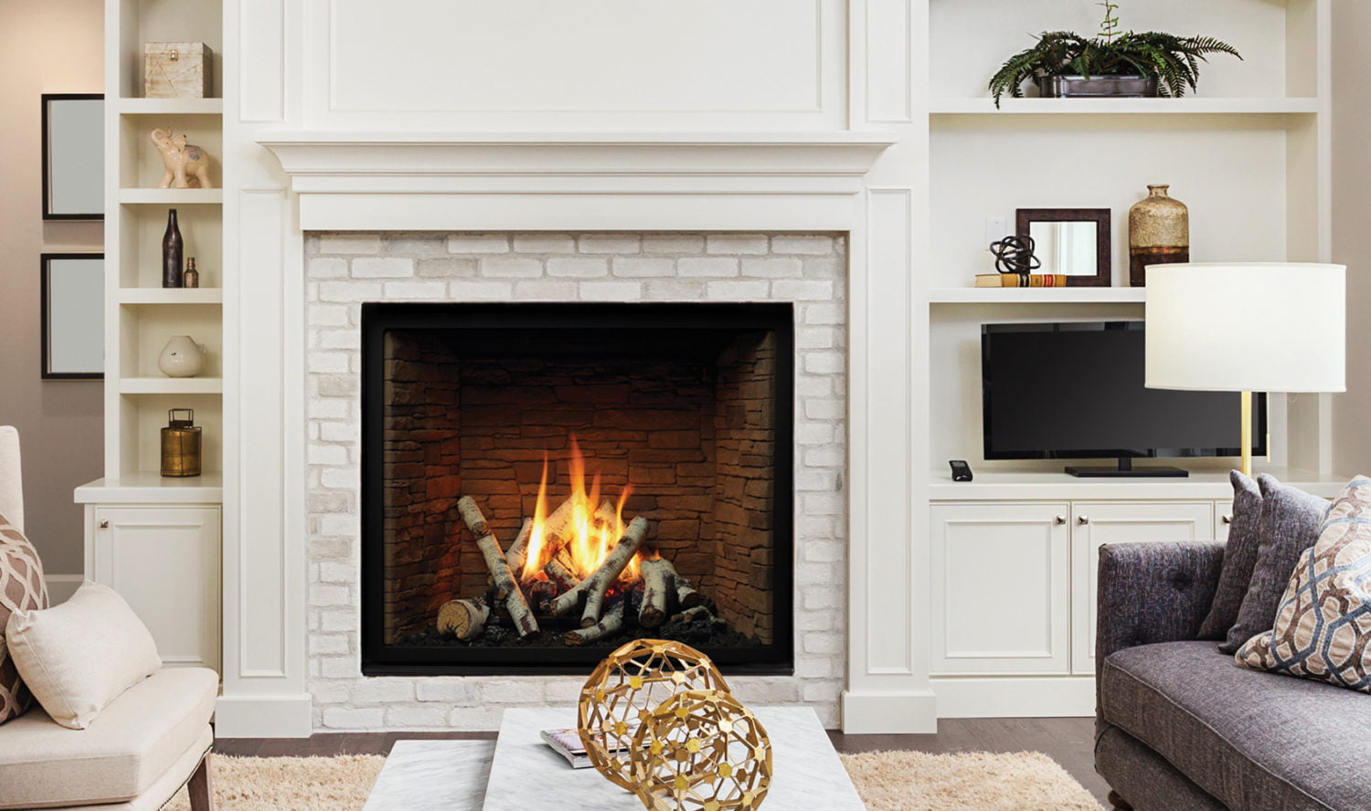 Marquis Bentley 48 (ZCV48) Gas Fireplace - Wheatland Fireplace