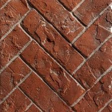 Refractory Fiber Brick Liner (3 PCE) - Red Herringbone - Wheatland Fireplace