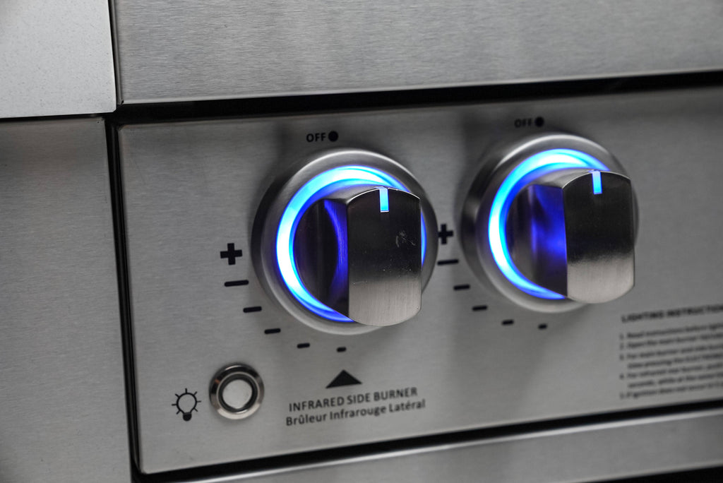 Mont Alpi 805 Deluxe Island with a 90 Degree Corner - Wheatland Fireplace