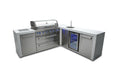 Mont Alpi 805 Deluxe Island with a 90 Degree Corner and Beverage Center - Wheatland Fireplace