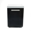 Mont Alpi Extension Cabinet Black Stainless Steel - Wheatland Fireplace