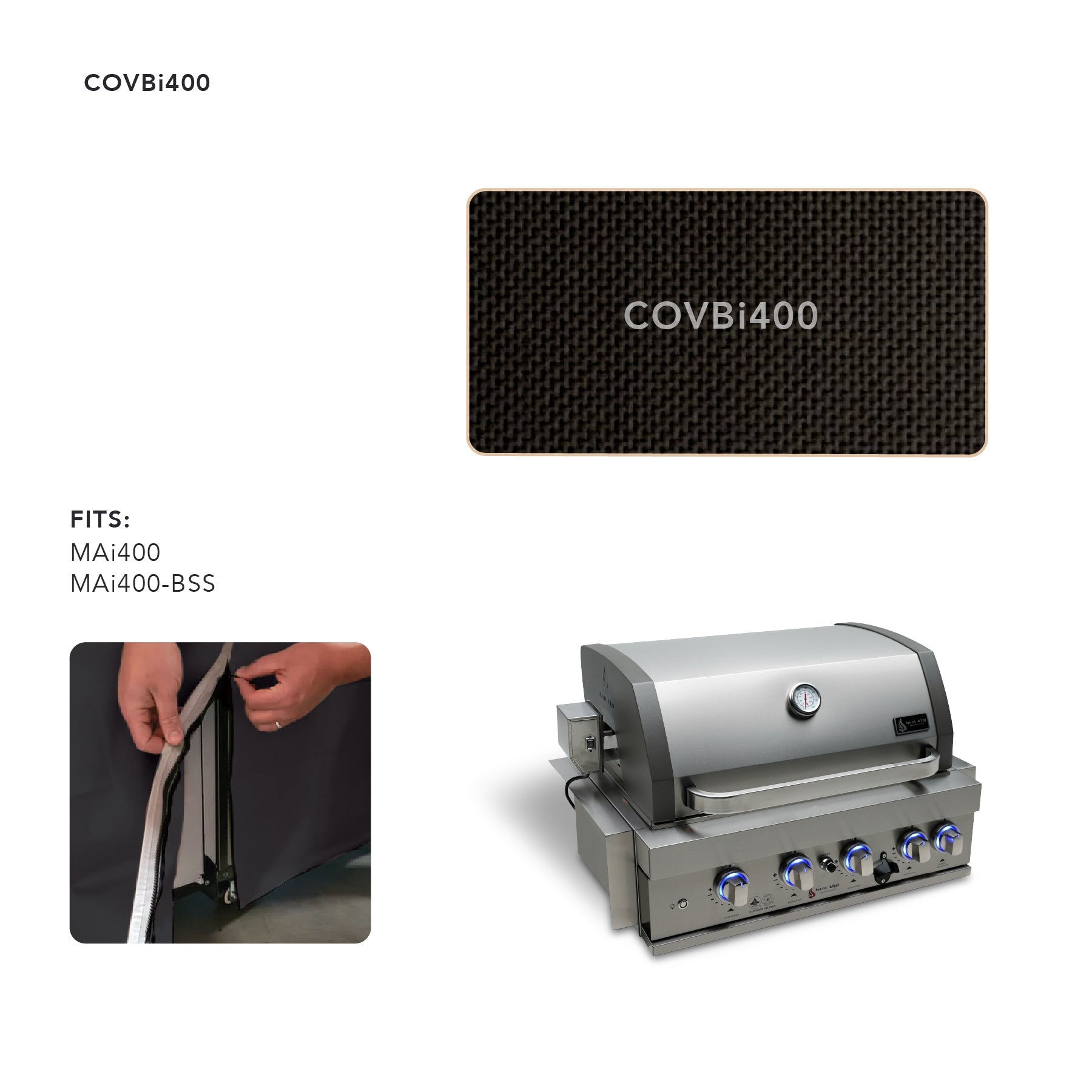 Cover for 400 Built in Grill - Wheatland Fireplace