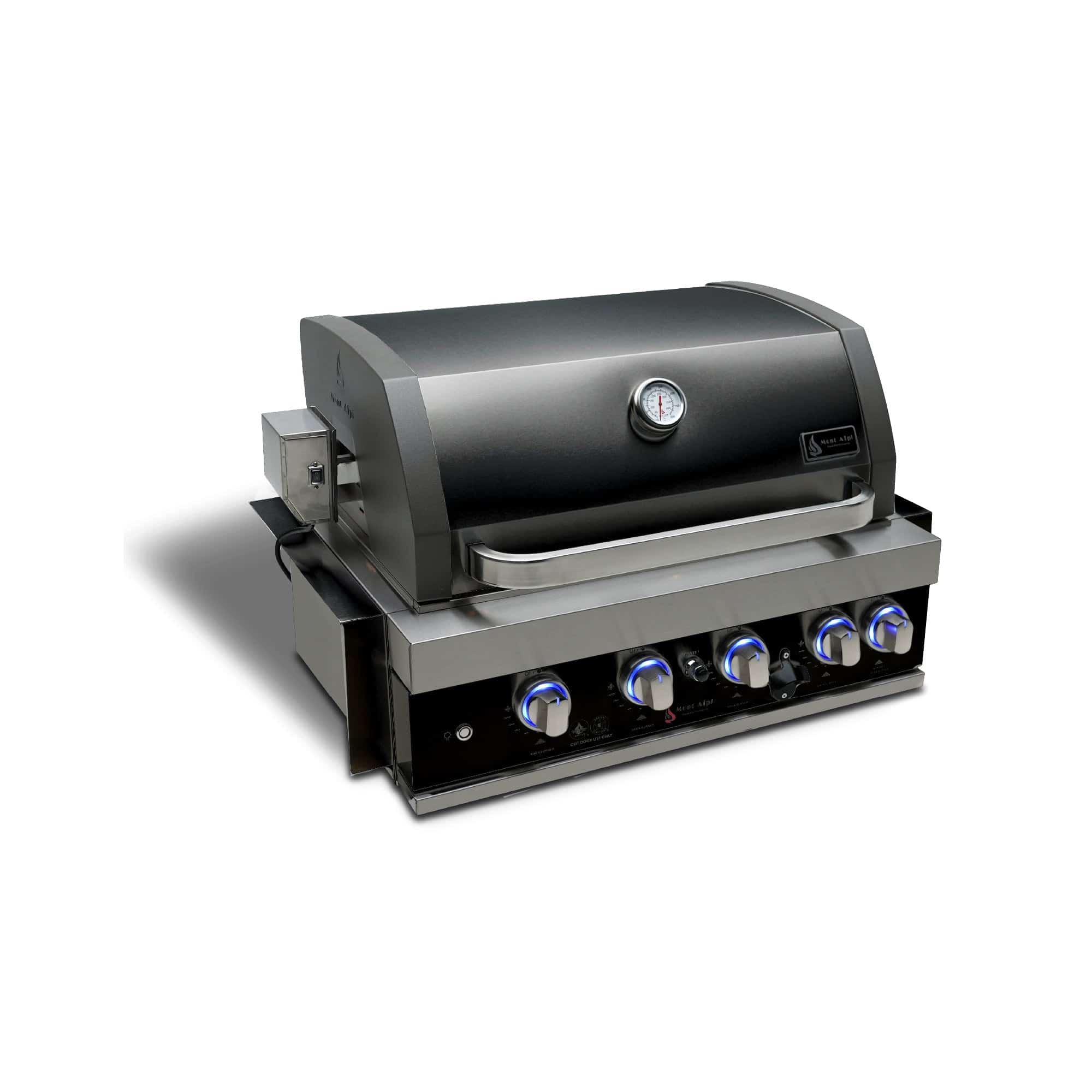 Mont Alpi 32" Black Stainless Built in Grill - Wheatland Fireplace