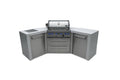 Mont Alpi 400 Deluxe Island with 45 Degree Corners - Wheatland Fireplace