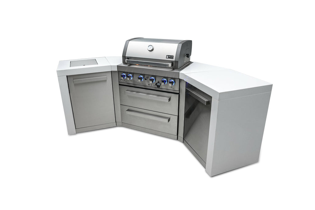 Mont Alpi 400 Deluxe Island with 45 Degree Corners - Wheatland Fireplace