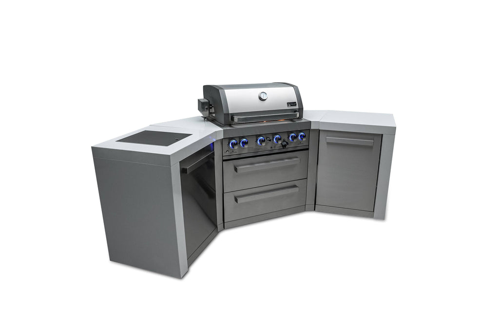 Mont Alpi 400 Deluxe Island with 45 Degree Corners - Wheatland Fireplace