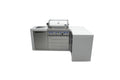 Mont Alpi 400 Deluxe Island with a 90 Degree Corner - Wheatland Fireplace