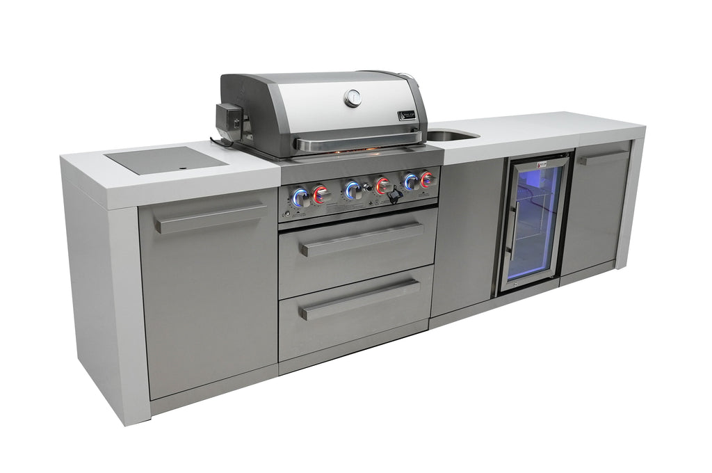 Mont Alpi 400 Deluxe Island with a Beverage center - Wheatland Fireplace