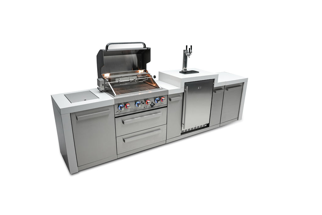 Mont Alpi 400 Deluxe Island with a Kegerator - Wheatland Fireplace