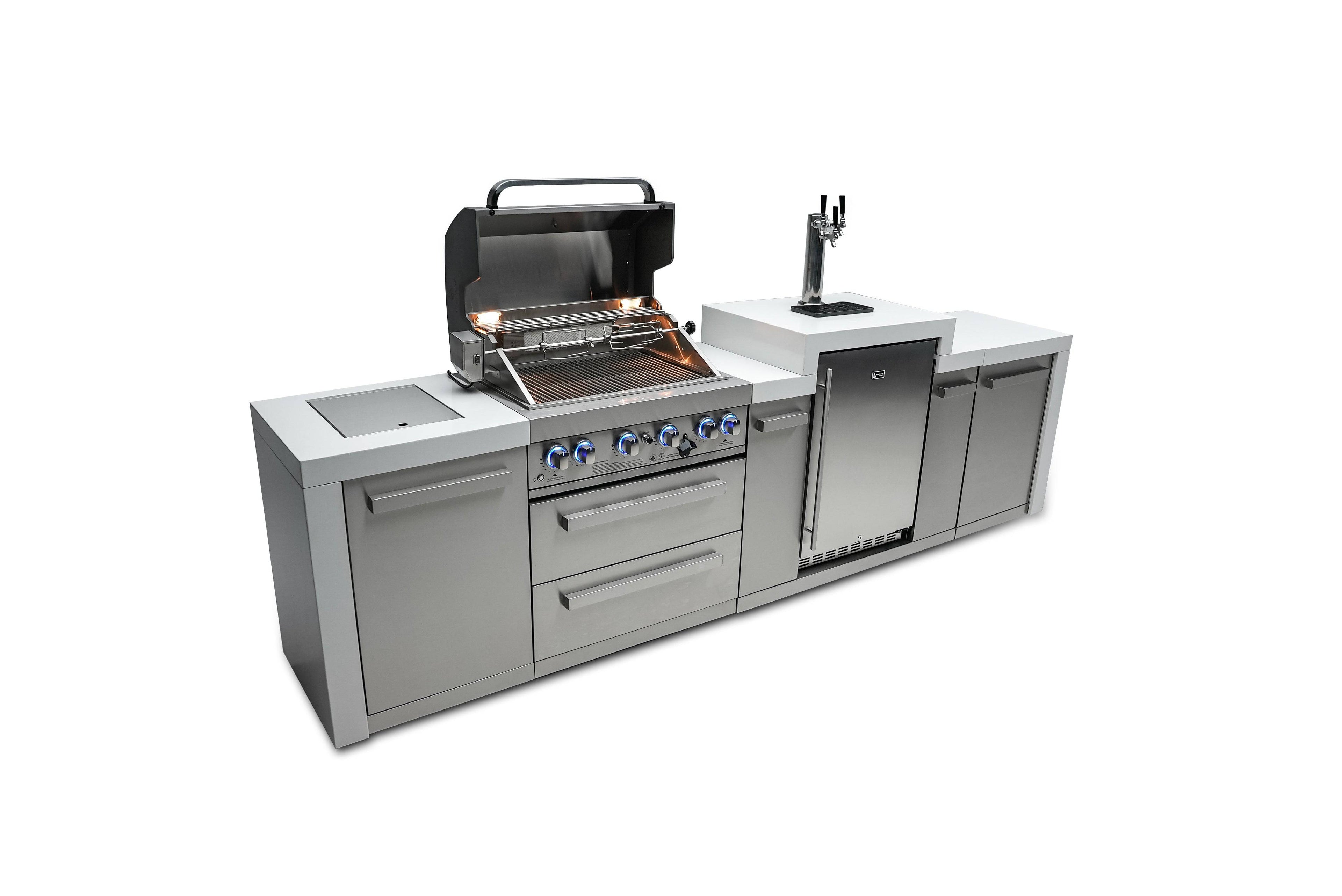 Mont Alpi 400 Deluxe Island with a Kegerator - Wheatland Fireplace