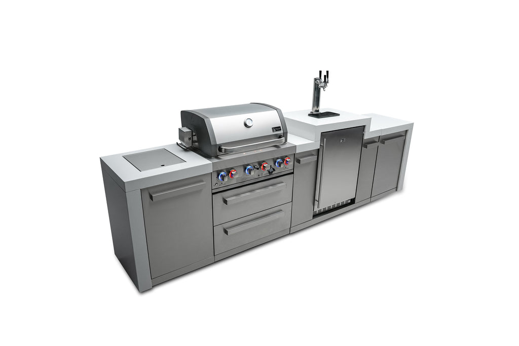 Mont Alpi 400 Deluxe Island with a Kegerator - Wheatland Fireplace