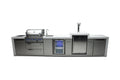 Mont Alpi 400 Deluxe Island with a Kegerator and a Beverage Center - Wheatland Fireplace