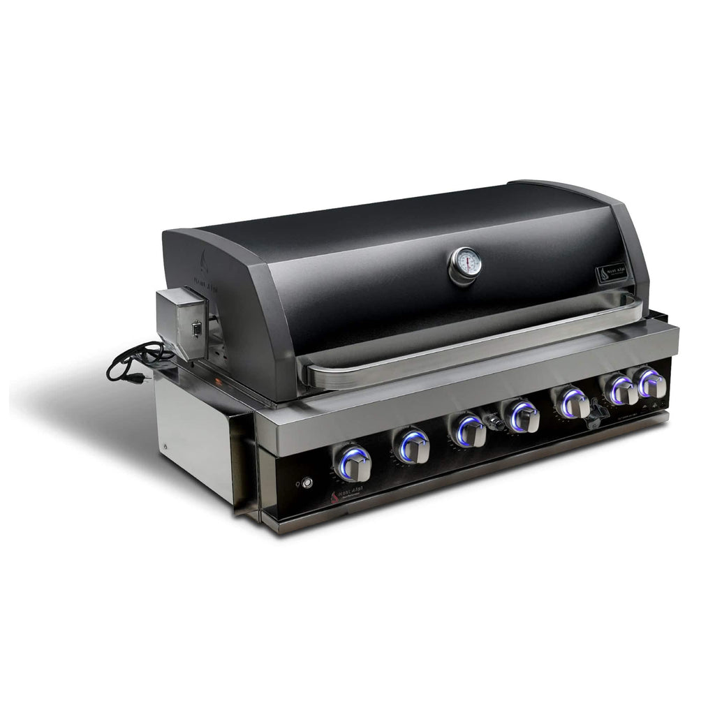 Mont Alpi 44" Black Stainless Steel Built in Grill - Wheatland Fireplace