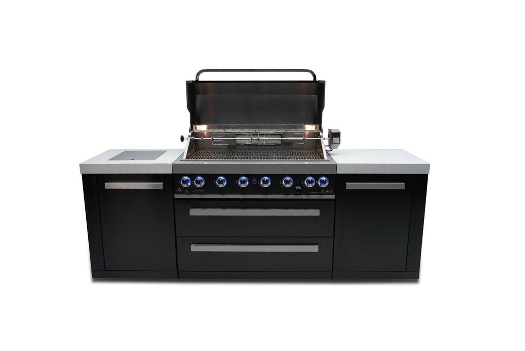 Mont Alpi 805 Black Stainless Steel Island - Wheatland Fireplace