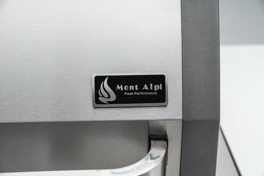 Mont Alpi 805 Island with a 90 Degree Corner, Kegerator and Beverage Center - Wheatland Fireplace