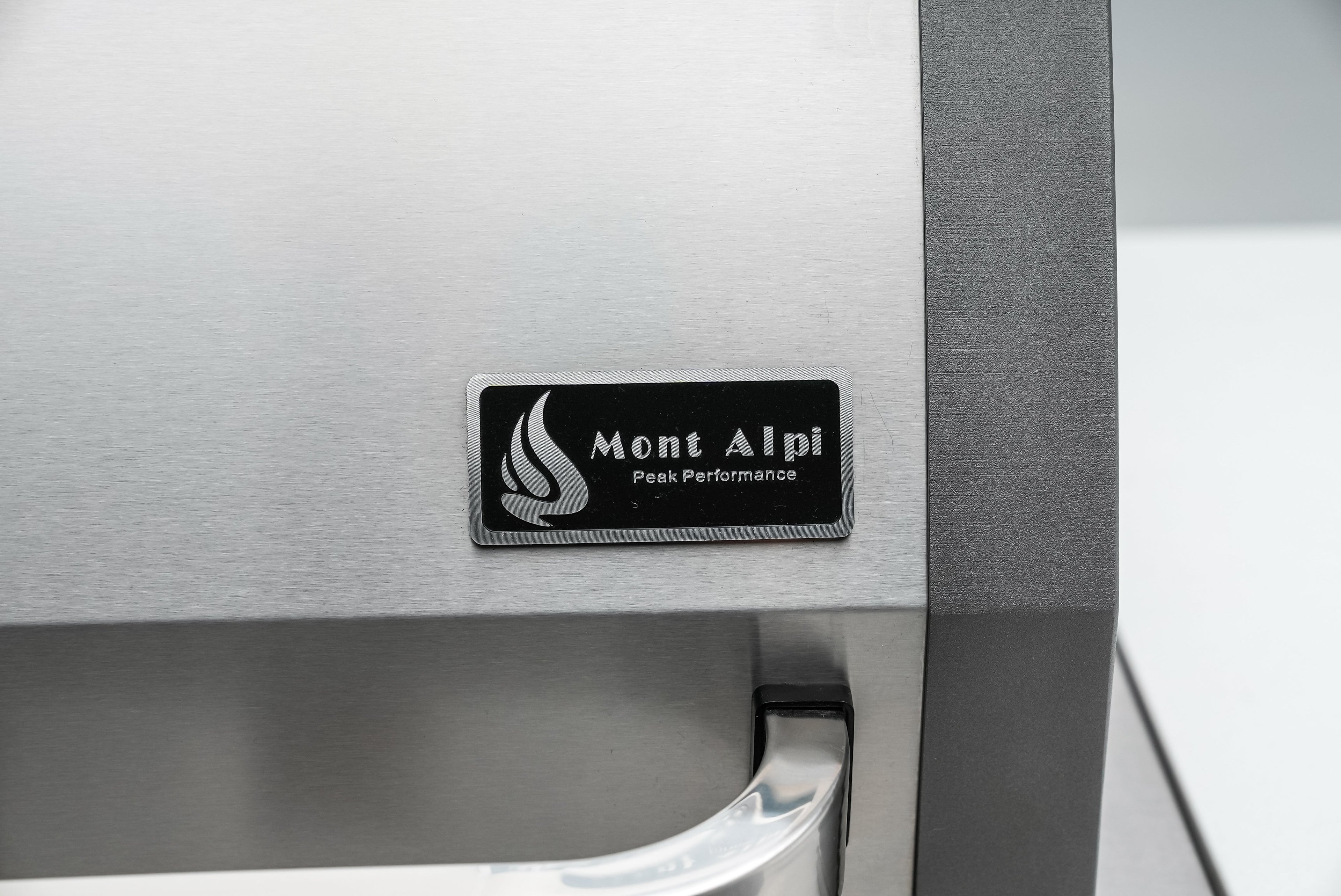 Mont Alpi 805 Island with a 90 Degree Corner, Kegerator and Beverage Center - Wheatland Fireplace