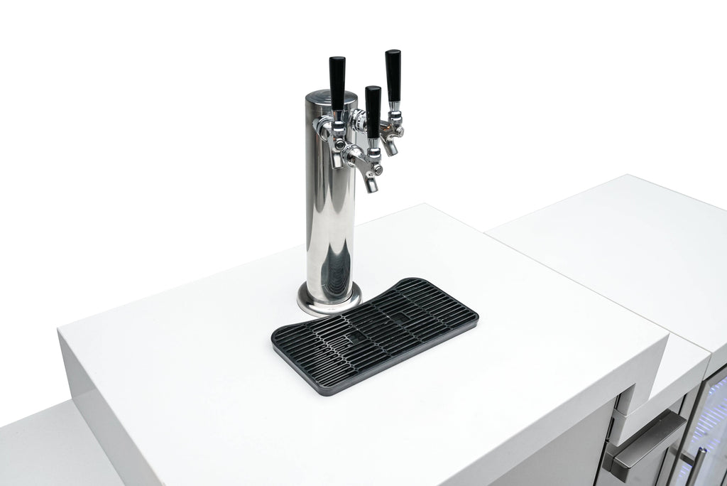 Mont Alpi 805 Island with a 90 Degree Corner, Kegerator and Beverage Center - Wheatland Fireplace