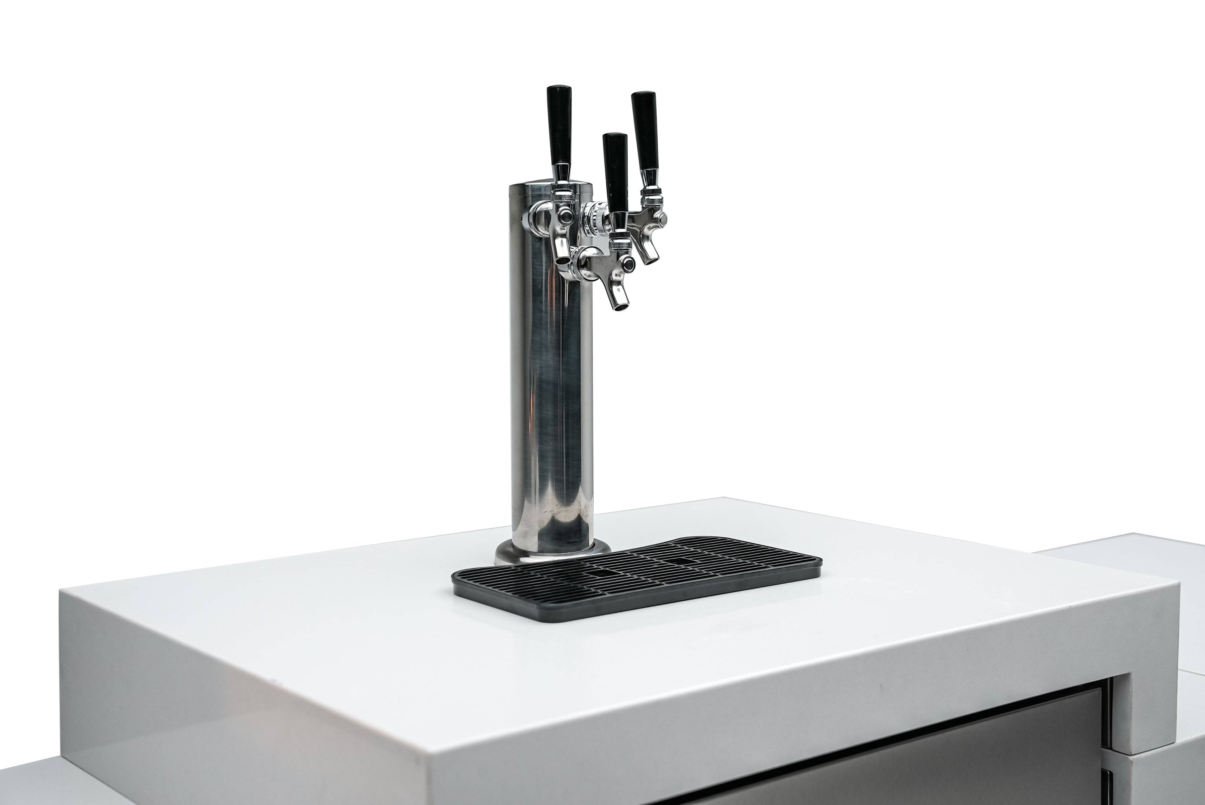 Mont Alpi 805 Island with a 90 Degree Corner, Kegerator and Beverage Center - Wheatland Fireplace