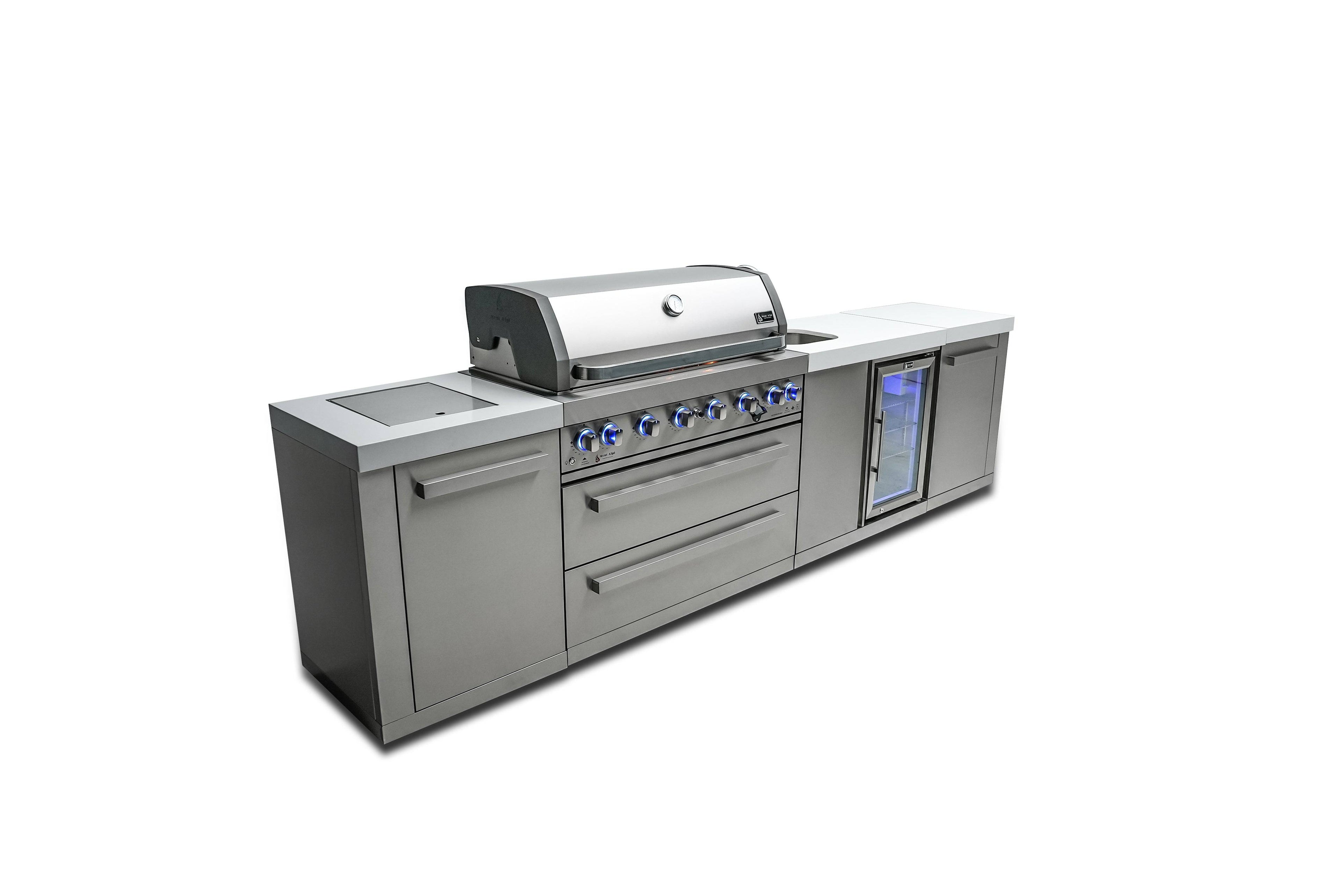 Mont Alpi 805 Island with a Beverage center - Wheatland Fireplace