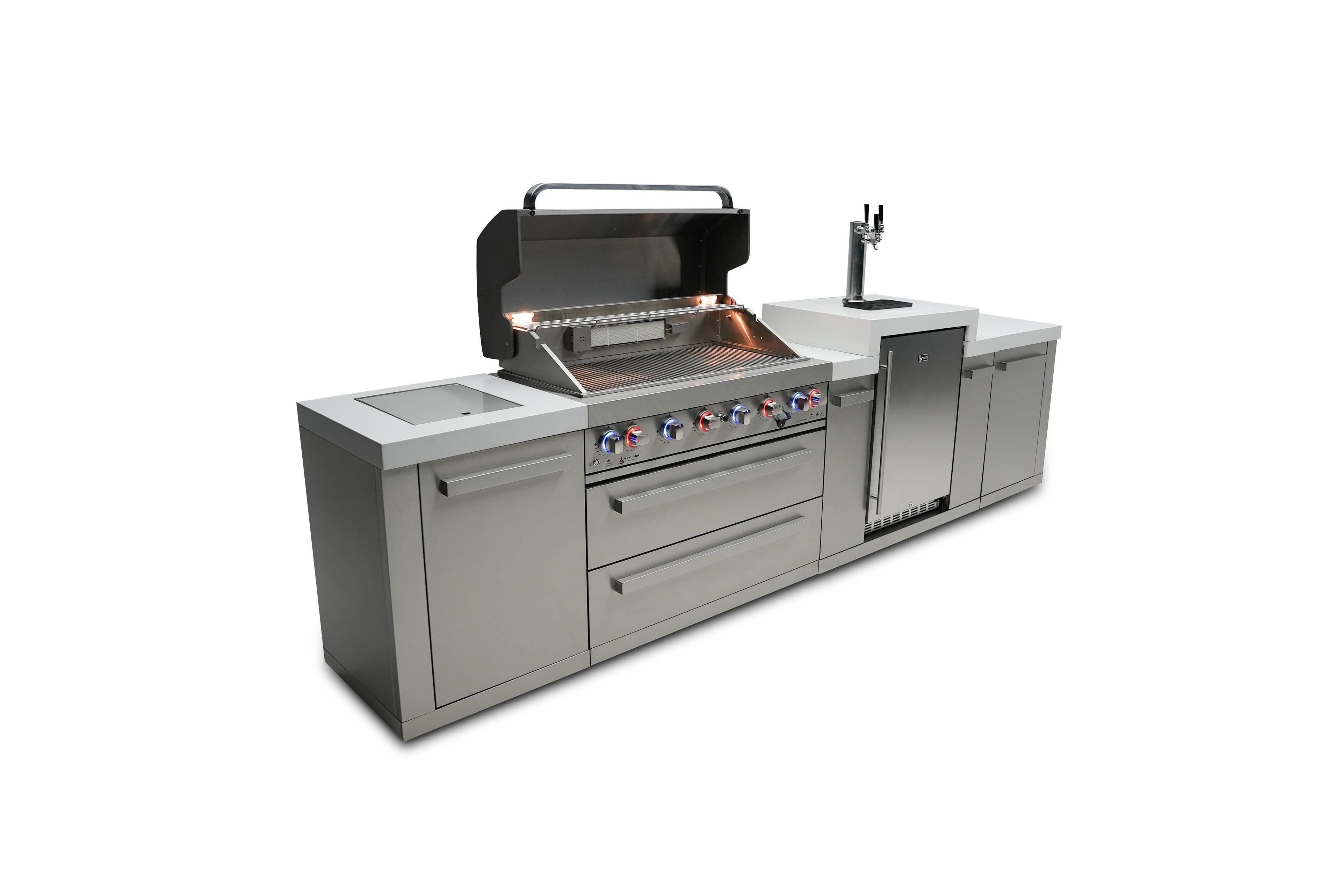 Mont Alpi 805 Island with a Kegerator - Wheatland Fireplace