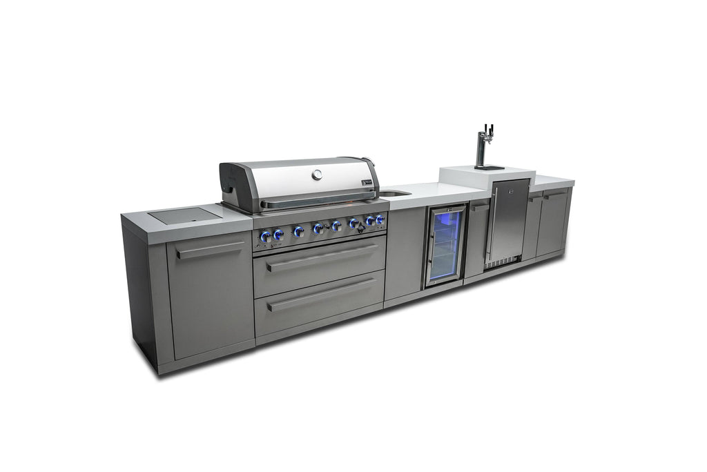 Mont Alpi 805 Island with a Kegerator and a Beverage Center - Wheatland Fireplace