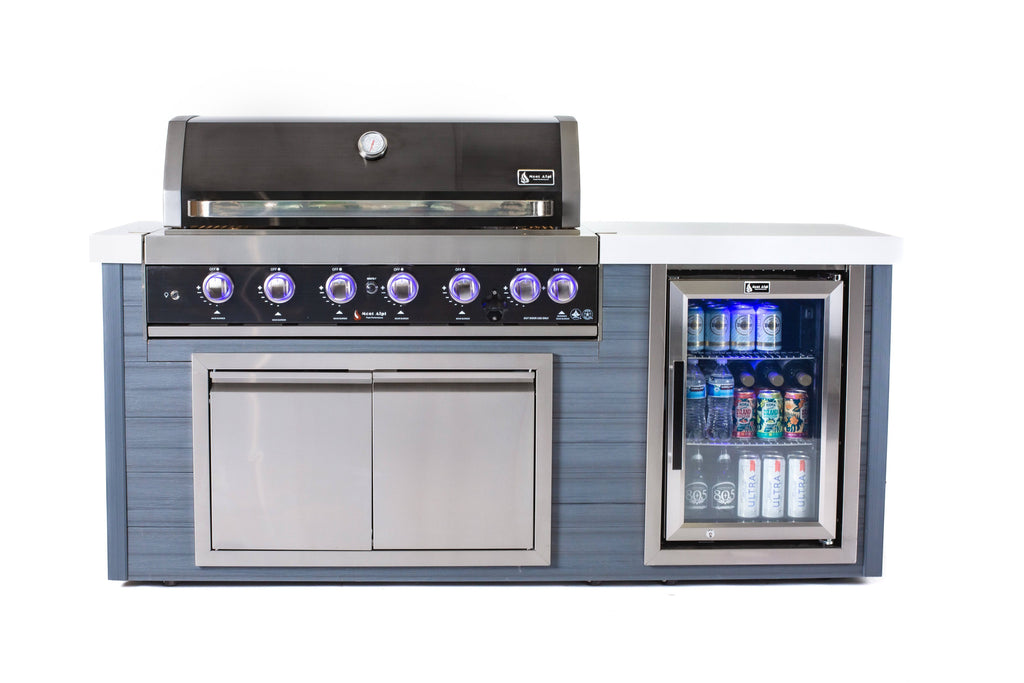 Mont Alpi Artwood Series 6-Burner Black Stainless Steel - Wheatland Fireplace