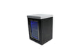 Mont Alpi Black Stainless Steel Fridge Cabinet Module - Wheatland Fireplace