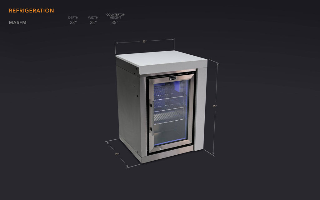 Mont Alpi Deluxe Fridge Cabinet Module - Wheatland Fireplace