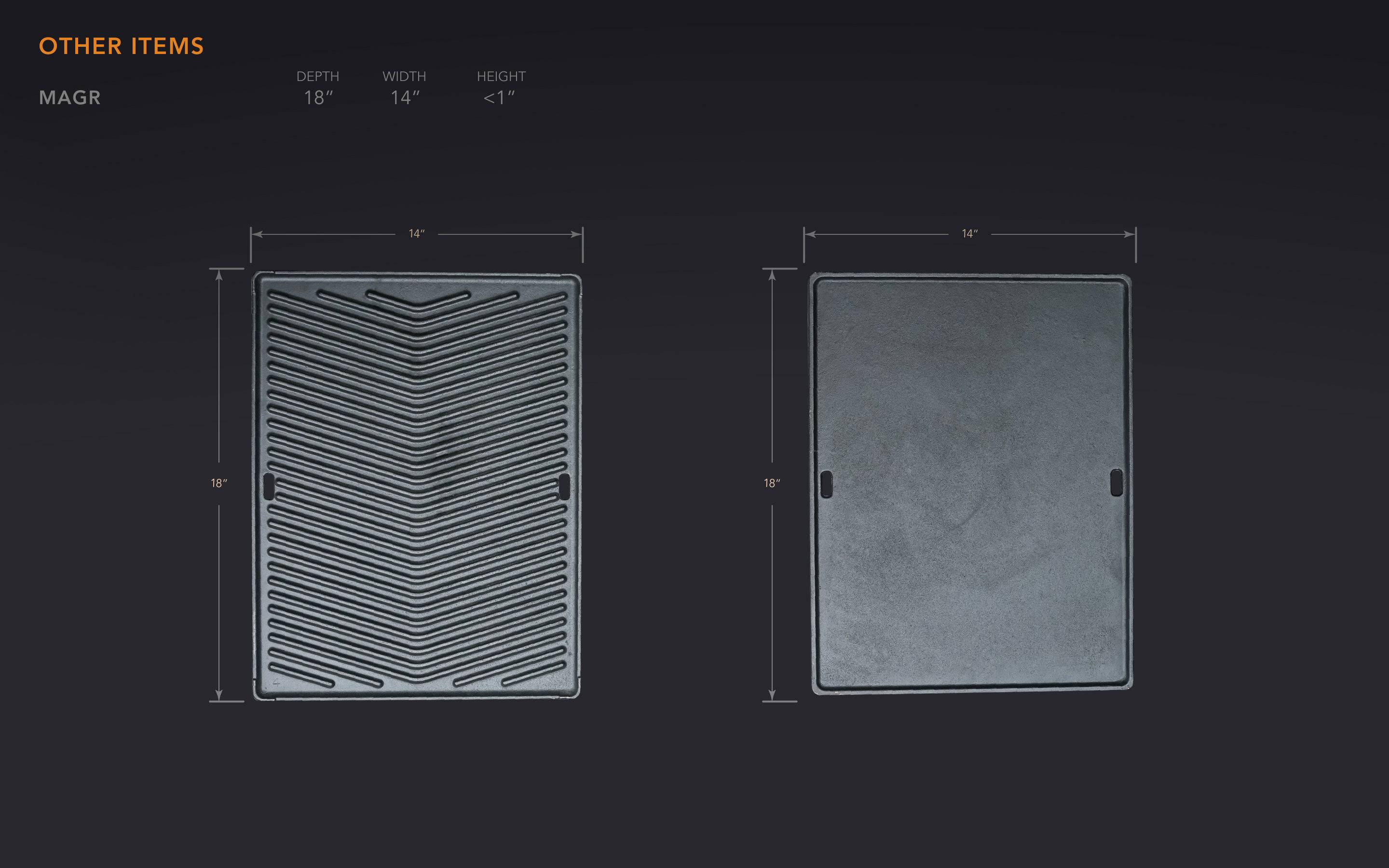 Mont Alpi Dual Sided Griddle Plate - Wheatland Fireplace