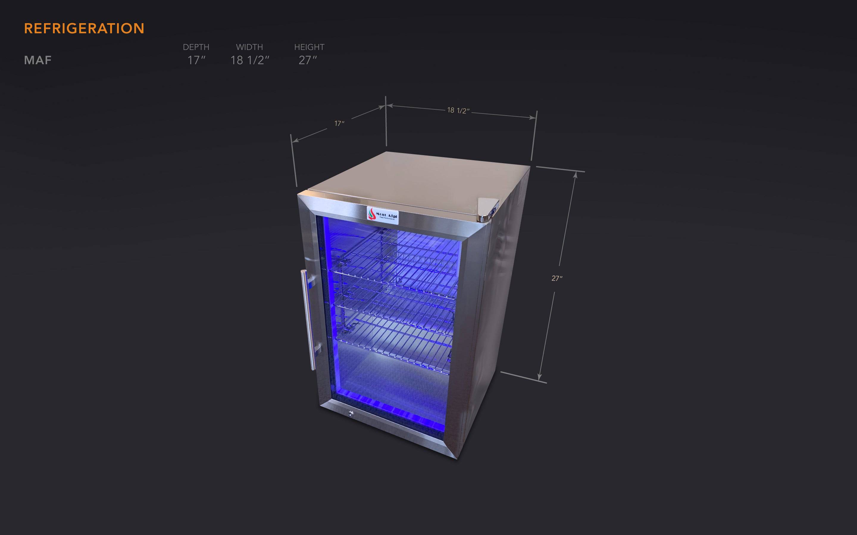 Mont Alpi Fridge - Wheatland Fireplace