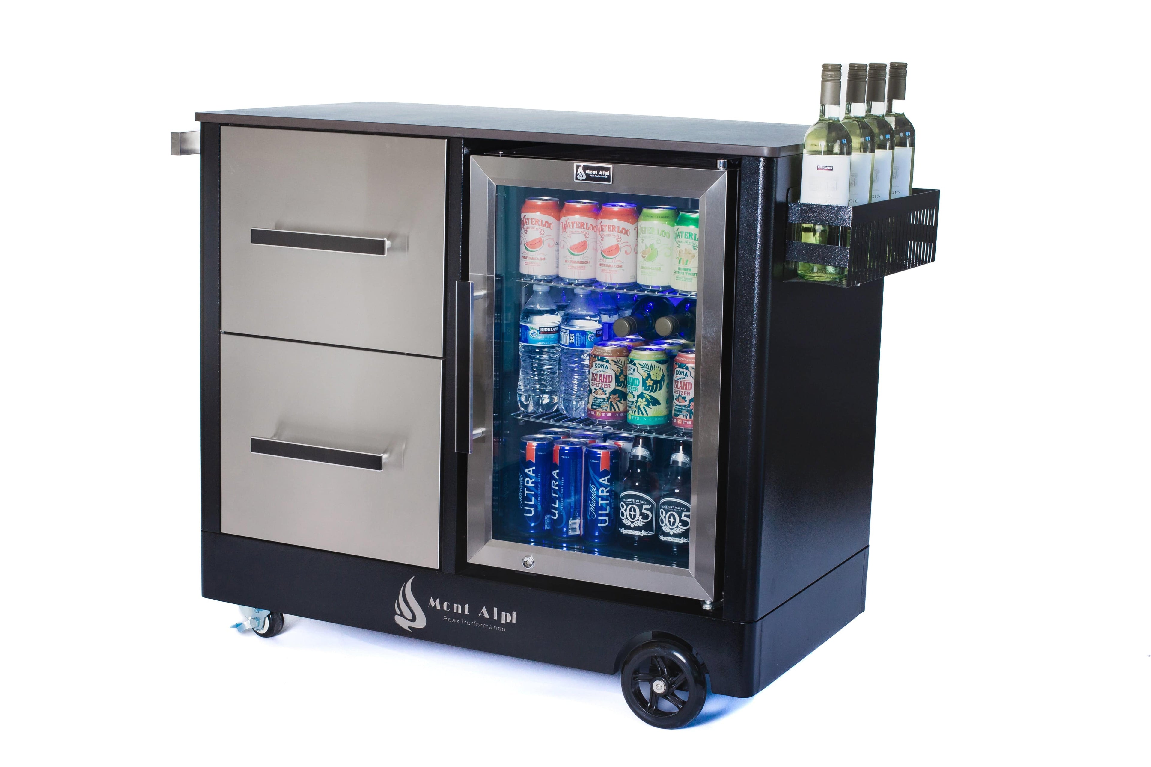 Mont Alpi Large Outdoor Prep Center / Bar Cart - Wheatland Fireplace