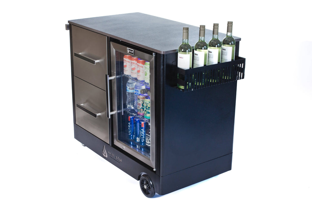 Mont Alpi Large Outdoor Prep Center / Bar Cart - Wheatland Fireplace