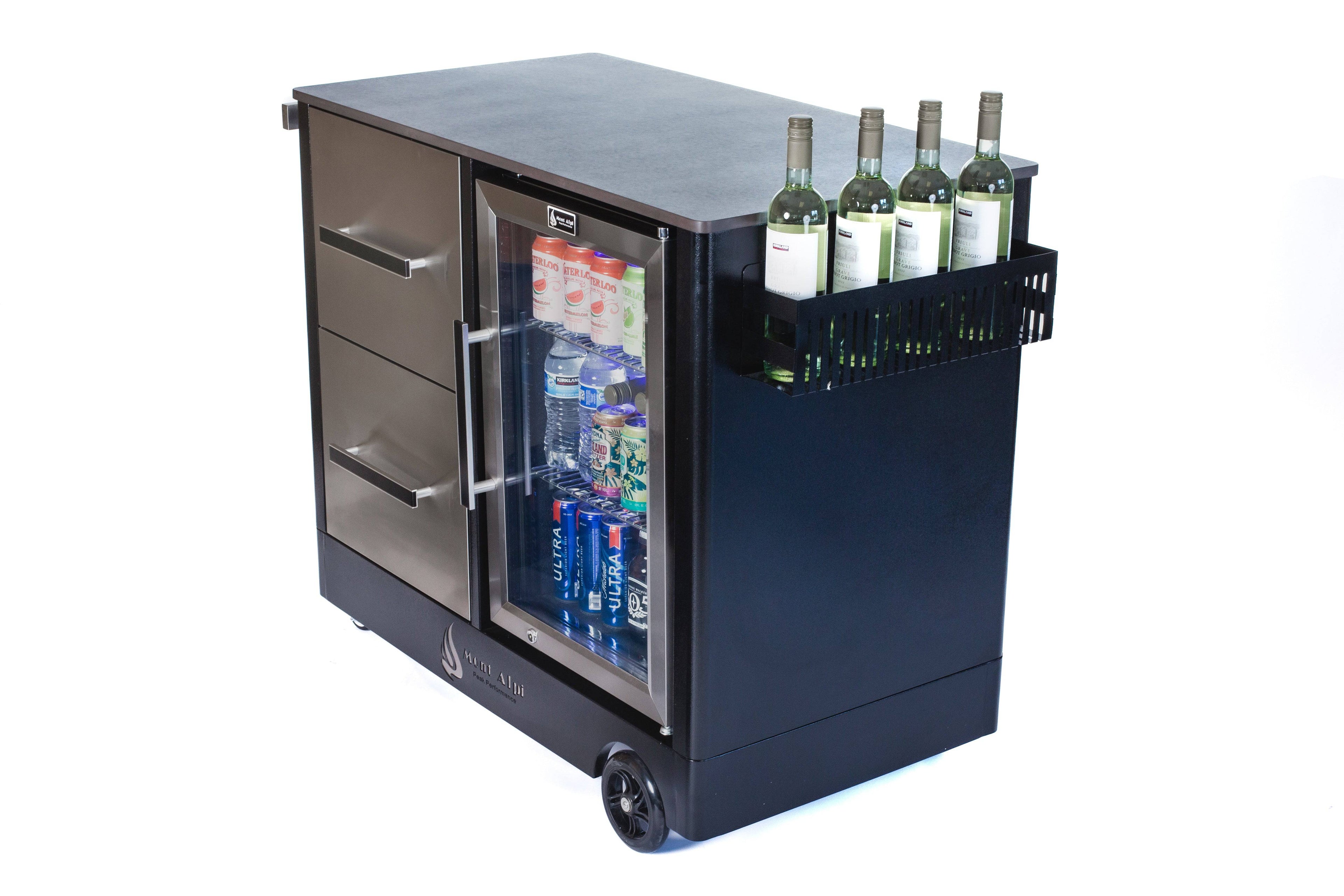 Mont Alpi Large Outdoor Prep Center / Bar Cart - Wheatland Fireplace