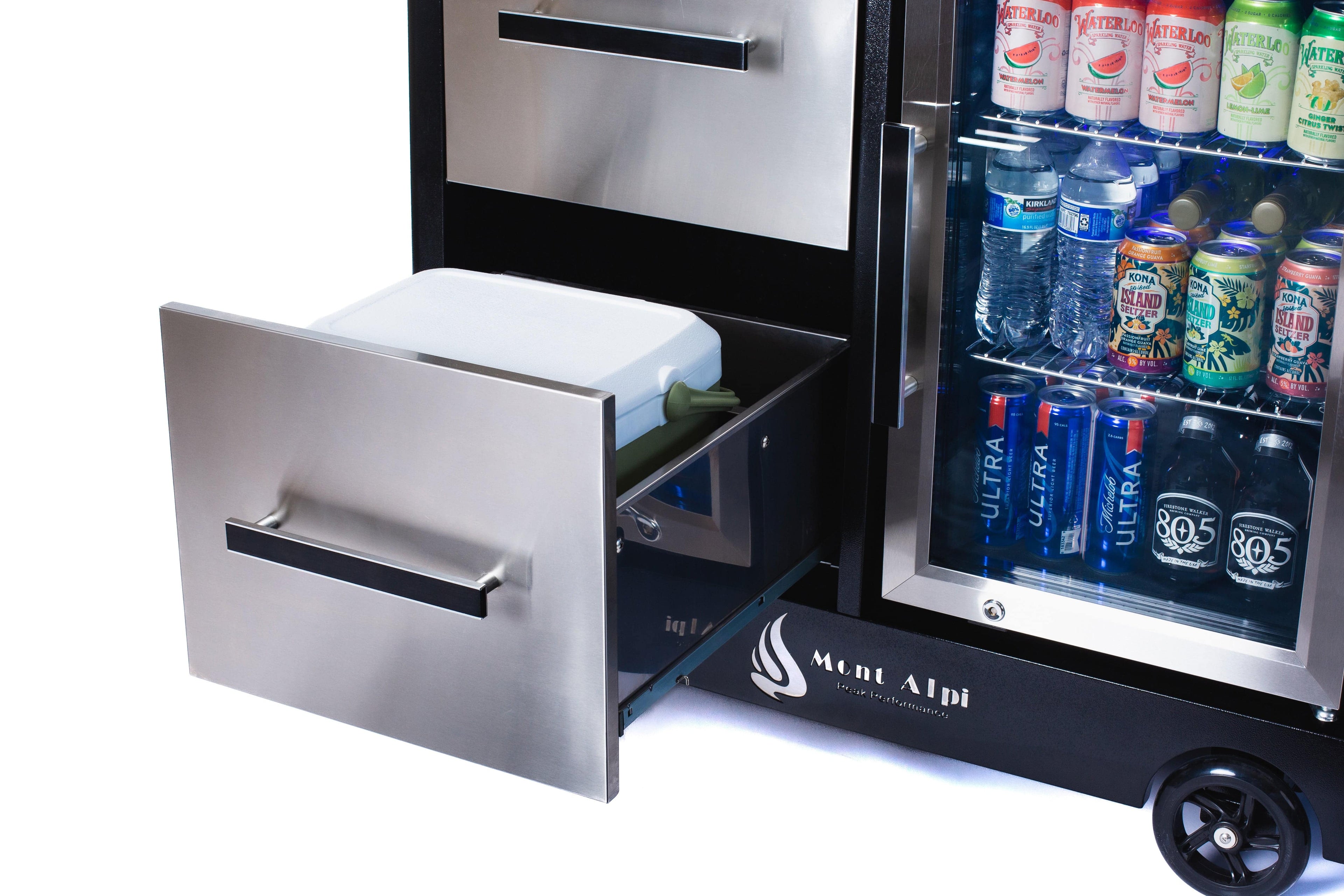 Mont Alpi Large Outdoor Prep Center / Bar Cart - Wheatland Fireplace