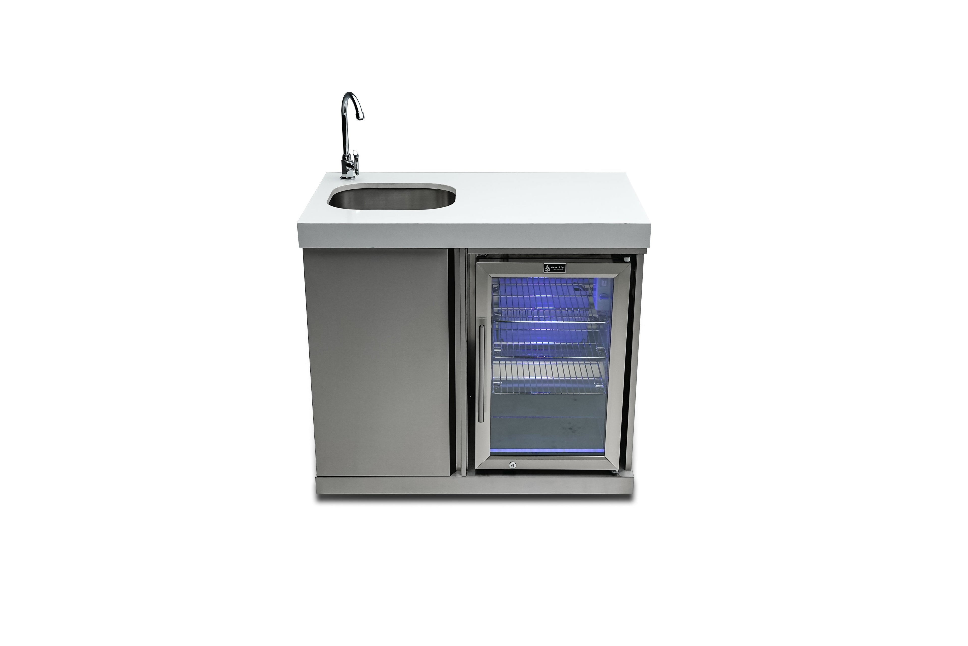 Mont Alpi Stainless Steel Beverage Center - Wheatland Fireplace