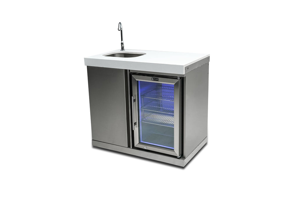 Mont Alpi Stainless Steel Beverage Center - Wheatland Fireplace
