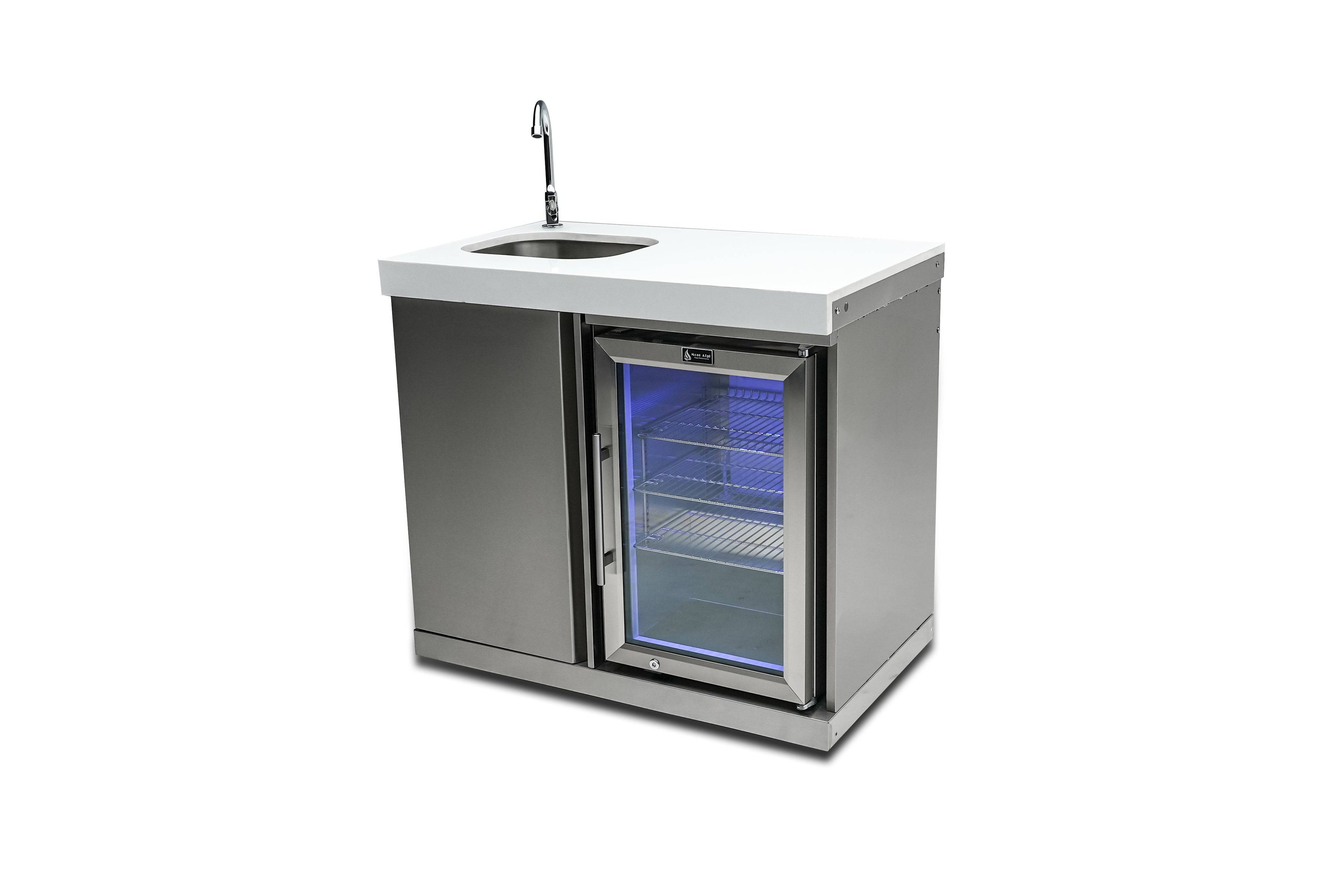 Mont Alpi Stainless Steel Beverage Center - Wheatland Fireplace