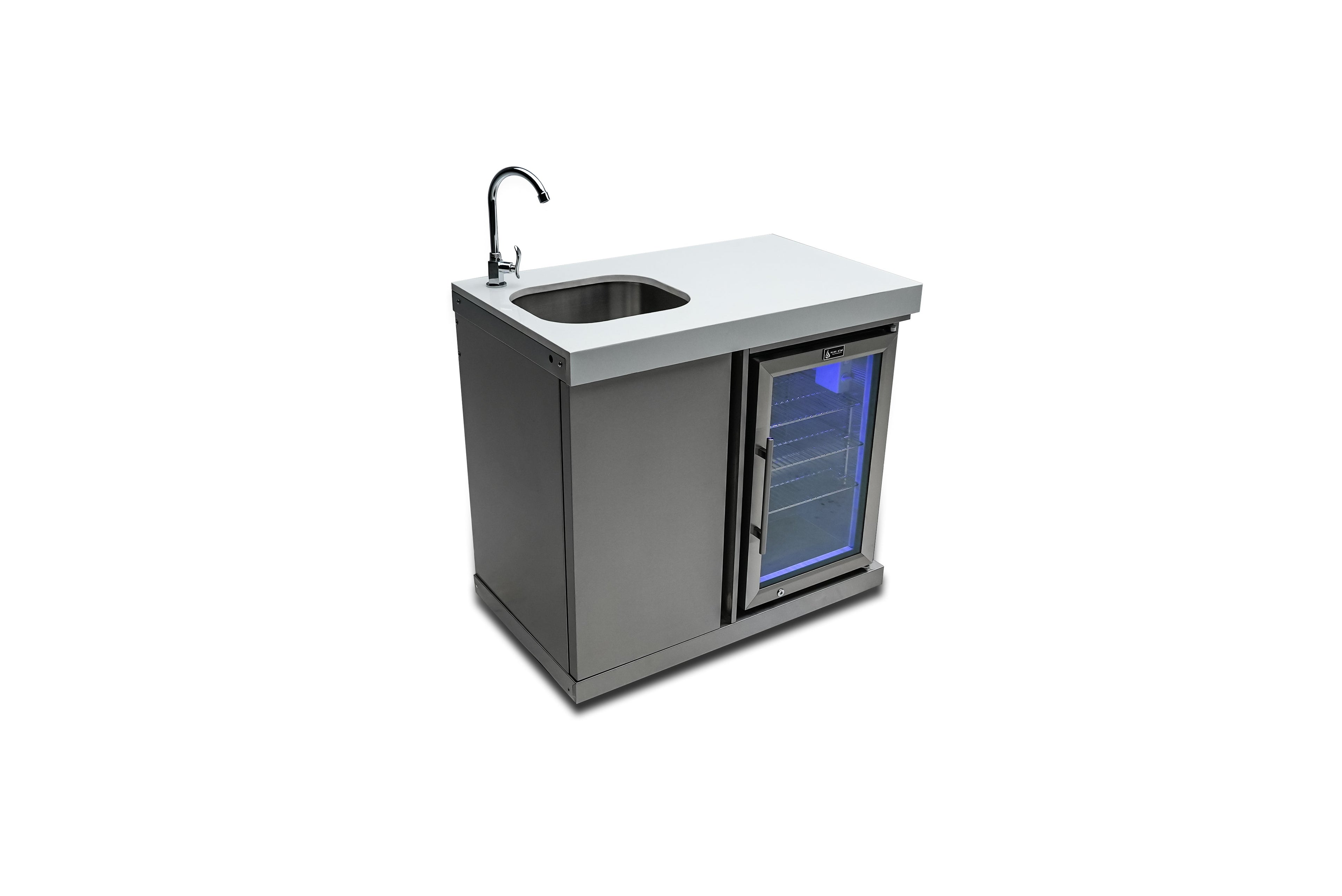 Mont Alpi Stainless Steel Beverage Center - Wheatland Fireplace
