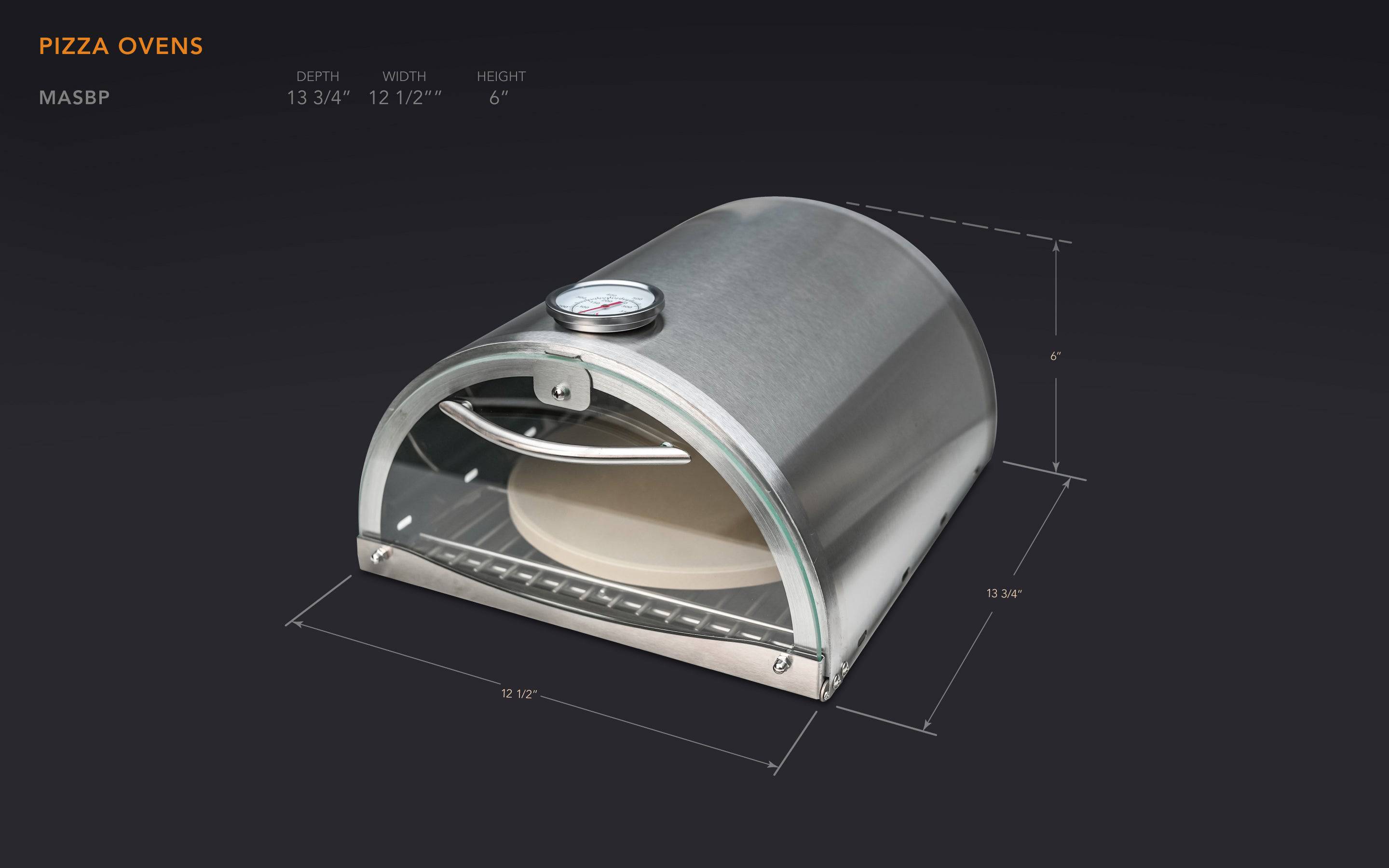 Mont Alpi Universal Side Burner Pizza Oven - Wheatland Fireplace
