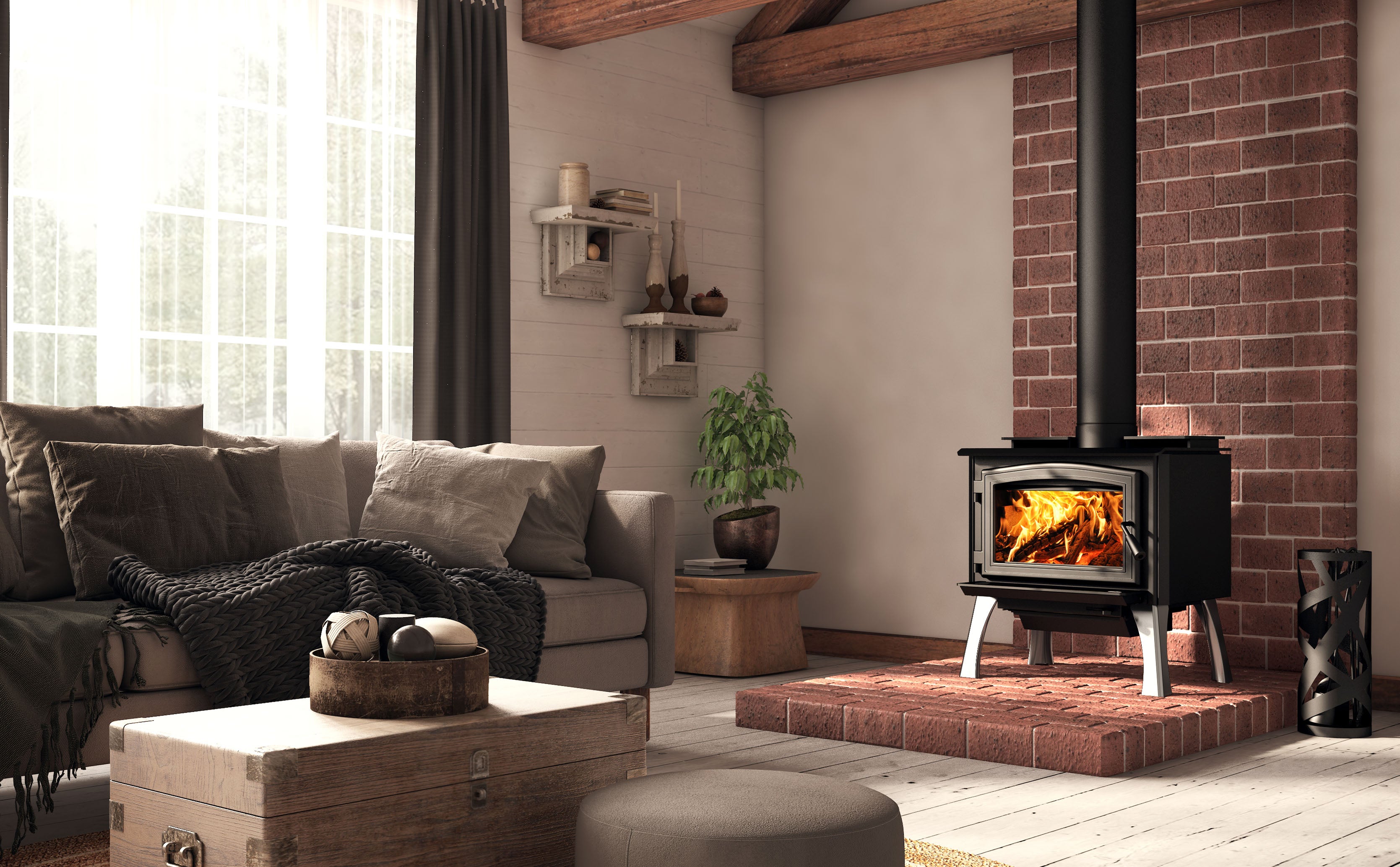 1700 Wood Stove - Wheatland Fireplace