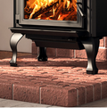 BLACK CAST IRON TRADITIONAL LEGS WITH ASH DRAWER - Wheatland Fireplace