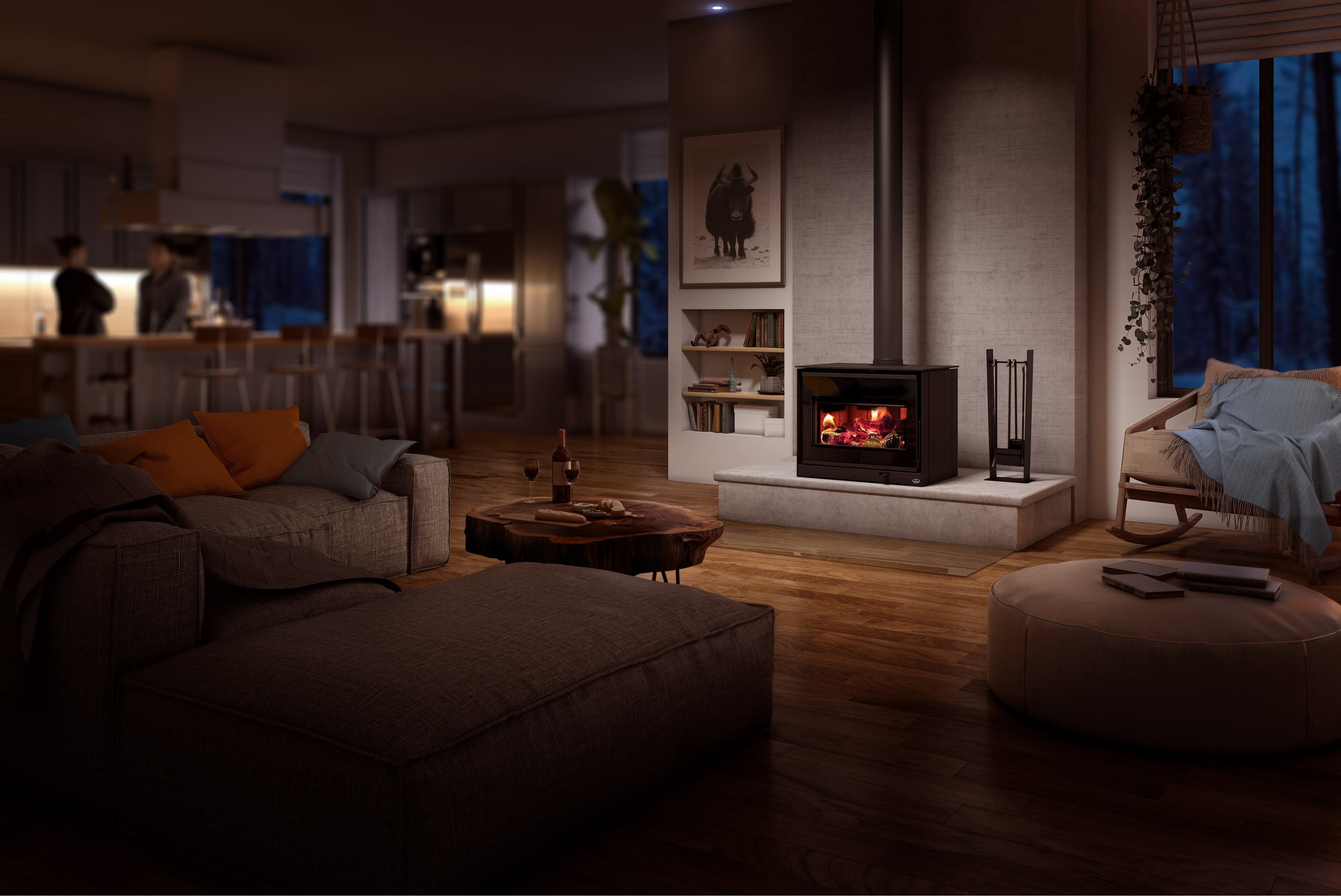 Inspire Wood Stove - Wheatland Fireplace