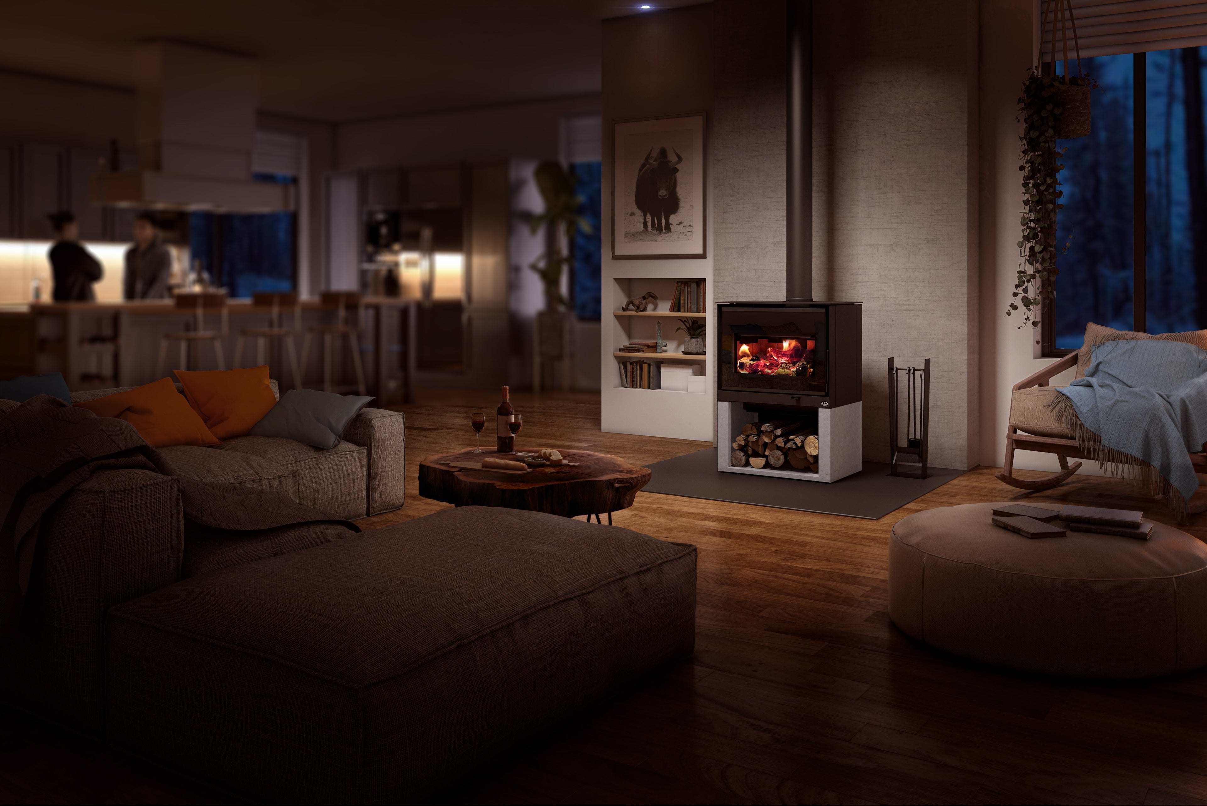 Inspire Wood Stove - Wheatland Fireplace