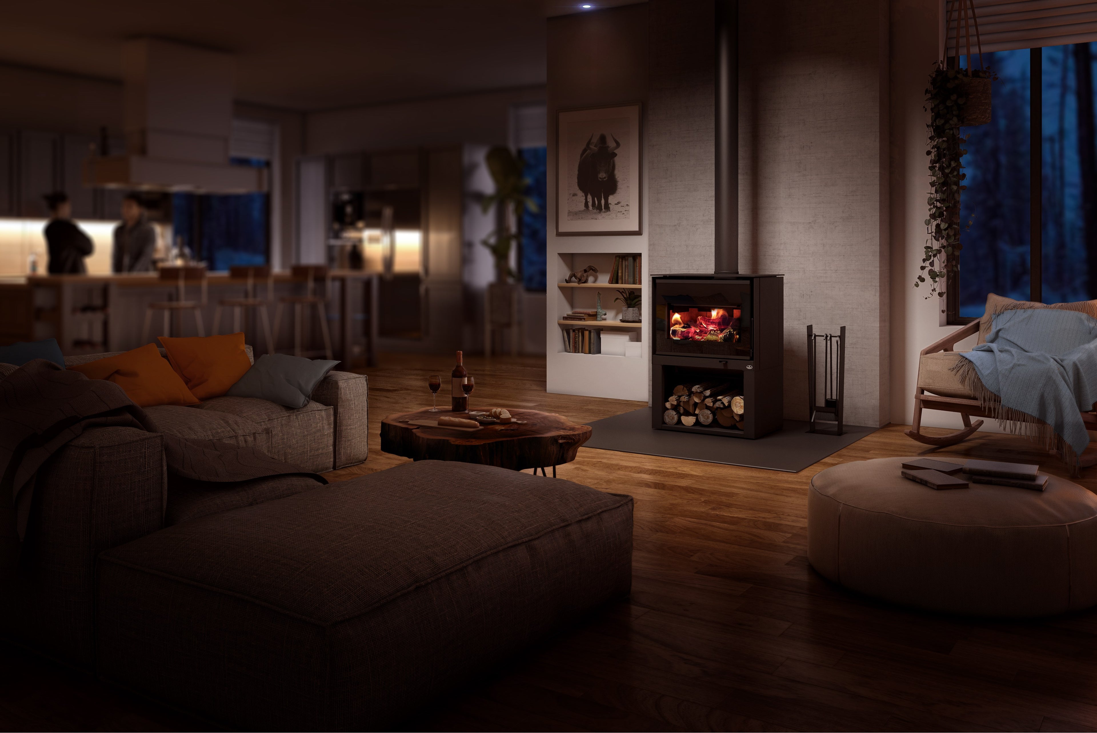 Inspire Wood Stove - Wheatland Fireplace