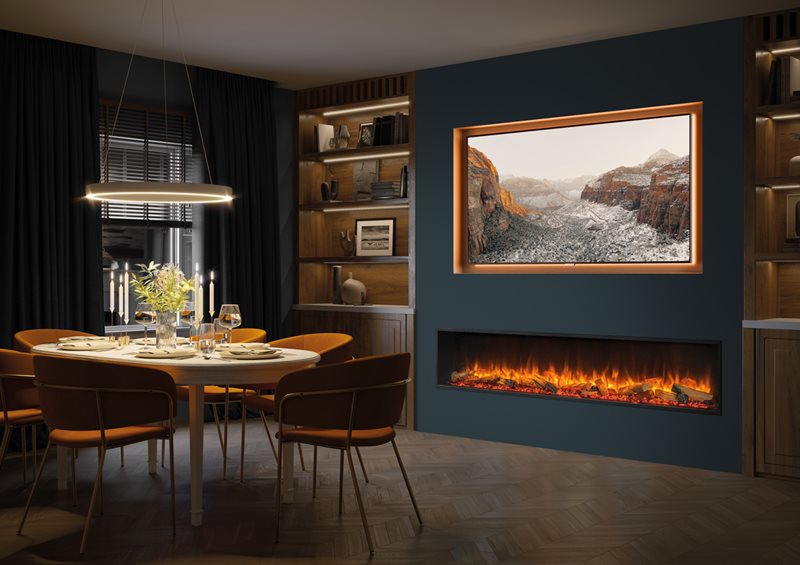 Regency Skope Modern Built-In Electric Fireplace - Wheatland Fireplace