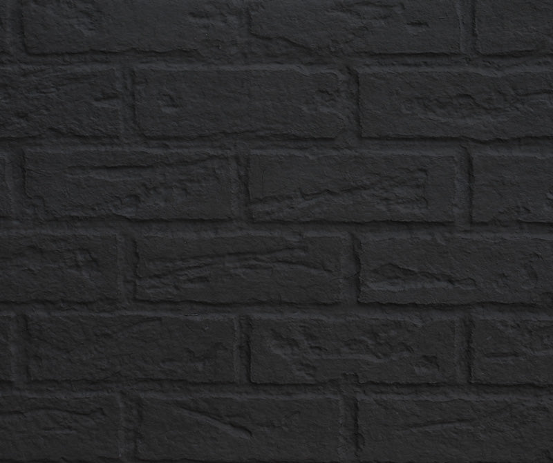 Brick Panel Volcanic Black G800 - Wheatland Fireplace